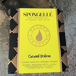 Spongellé Coconut Verbena Body Treatment Set